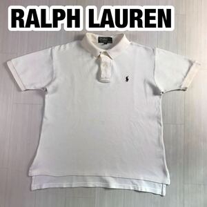 RALPH LAUREN ラルフローレン 半袖ポロシャツ ユースサイズ 160 ホワイト