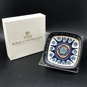 ★ROYAL COPENHAGEN ロイヤルコペンハーゲン テネラ マリアンヌ・ジョンソン FAJANCE 小皿 角皿 スクエア