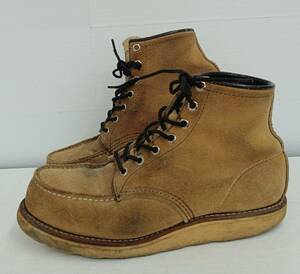 【本体のみ】RED WING レッドウィング CLASSIC MOC TOE ブーツ 8881 約26.0cm メンズ 状態考慮 オーカー 秋 オススメ