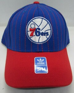 未使用 新品 adidas アディダス NBA フィラデルフィア 76ers Philadelphia 76ers 帽子　キャップ S/Mサイズ