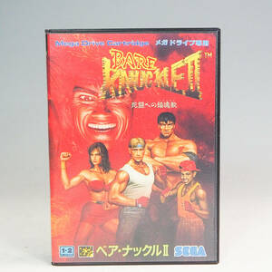 SEGA セガ MEGA DRIVE メガドライブ BARE KNUCKLE II ベアナックル2 死闘への鎮魂歌 レクイエム G-4091 アクション MD K5646