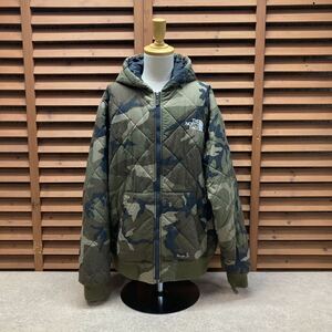 N 022【THE NORTH FACE ノースフェイス】NY17503 YAKKIN JACKET ヤッキン ジャケット 中綿 迷彩 カモ カーキ系 SIZE L