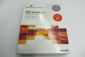 送料無料＃1292 Microsoft Sql Server 2005 WorkGroup 5 Windows Server System ワークグループクライアントアクセスライセンス付き sp2