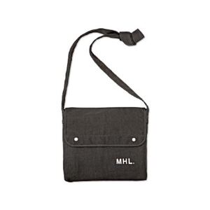 美品 MHL. ブランド ムック本 付録 コットンキャンバス ミニショルダーバッグ Black / マーガレットハウエル ブラック 黒