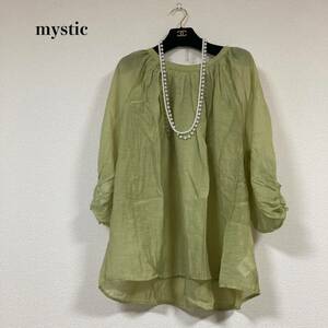 極美品 mystic ミスティック チュニック プルオーバー 春夏