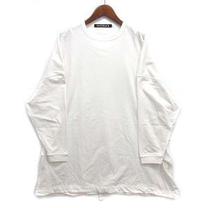 ハバーサック HAVERSACK 2022SS オーバーサイズ 長袖 Tシャツ HARD TWIST OVERSIZED LONG T-SHIRT ホワイト 白 1 812223 レディース