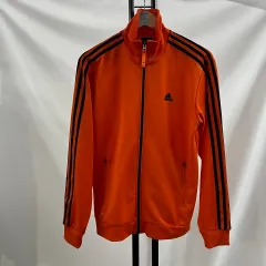 【雷市場（ポンジャン）商品韓国直送】 純正品/ 100 adidas(アディダス) 3本線 オレンジ トラックトップス ジャージ ヨーロッパ