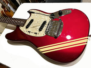 レアモデル！Fender Japan Mustang MG73-78CO OCR Old Candy Apple Red Vintage Collection 2006-2008年製 73年仕様 マッチングヘッド