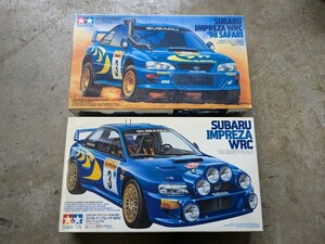 【未組立】 タミヤ スバル インプレッサ WRC 1998 ２個セット