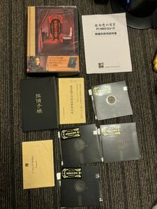 リバーヒルソフト 琥珀色の遺言 PC8801SR PC88SR PC88 RIVERHILL SOFT PC ゲーム ソフト 箱 取扱説明書 付き レア　箱痛み有