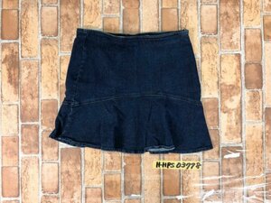 ZARA ザラ レディース デニム 切替 ミニスカート USA02 紺