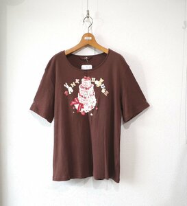 ★送料無料！2022年　ピンクハウス　*アニバーサリーケーキTシャツ/size:4//定価￥14.300*　古着のgplus広島　2404r3