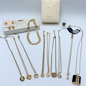 【K-63】 ブランドアクセサリーまとめ　Christian Dior　NINA RICCI　GIVENCHY　LANVIN　courreges　ネックレス　イヤリング　指輪　現状品