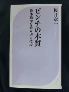 ピンチの本質　絶体絶命を乗り切る技術　桜井章一　ベスト新書　２０年間無敗の雀鬼　マージャン