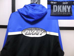 90s DKNY フード付き ジャージ / 90年代 ダナキャラン ニューヨーク パーカー