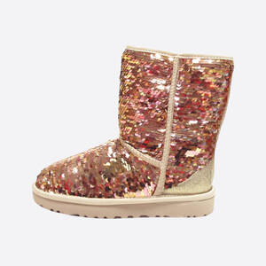 ★SALE★UGG/アグ★W Classic Short Sequin/クラシックショートシークイン (Gold Combo/W6/23cm)