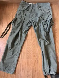 軍服35インチカーゴパンツ オリーブグリーン