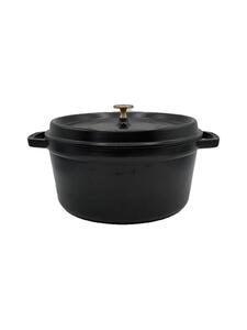 Staub◆鍋/サイズ:28cm/BLK/ピコ ココット/6.7L