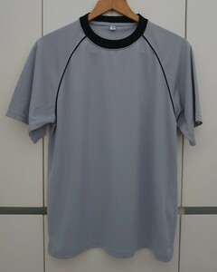 半袖 Tシャツ 160cm グレー × ブラック 部活 ルームウエア 部屋着