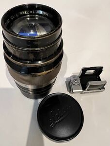 leica hektor 7.3cm f1.9 ヘクトール 73mm saioo 専用 ファインダー付き 中古現状渡し