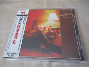 ERIC CLAPTON Backless ‘86(original ’78) 国内初CD化 シール帯付 P33W-25010