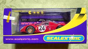 122-1 SCALEXTRIC スケーレックストリック スロットカー 1/32 フェラーリ 330 P4 Le Mans 1967 No.24 Mairesse-Beurlys 