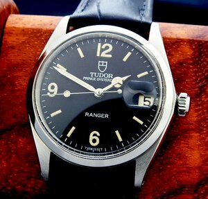 TUDOR チュードル プリンスオイスターデイト 7996 Steel Black Dial メンズ自動巻 ( 美品、OH済み ) / 34mm