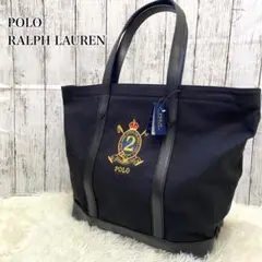 新品✨POLO RALPH LAUREN トートバッグ キャンバス エンブレム