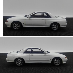 ケース無し R32 1/43 スカイライン スポーツクーペ Type M 1989 クリスタルホワイト インターアライド Hi Story ハイストーリー HS022WH