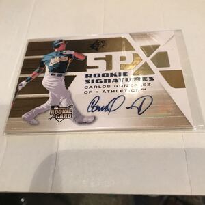 Carlos Gonzalez RC 2008 UD SPX RC auto