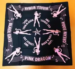 ★ 希少 ★ ピンクドラゴン ミラクルウーマン バンダナ PINK DRAGON