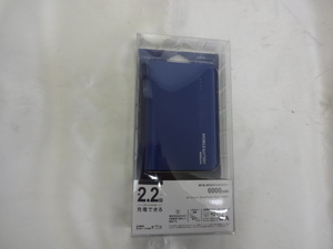 ◆新品・未開封◆ラスタバナナ◆モバイルバッテリー◆RLI060M2A01NV◆ネイビー◆