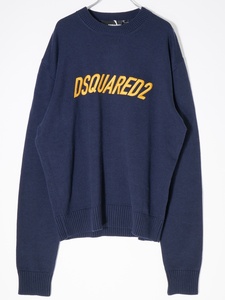 ディースクエアードDSQUARED2 MUSE de Deuxieme Classe購入2021SSロゴニット新品[LKNA64653]