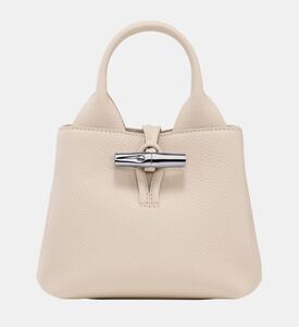 LONGCHAMP ル ロゾ XS トップハンドルバッグ　パピエ- レザー