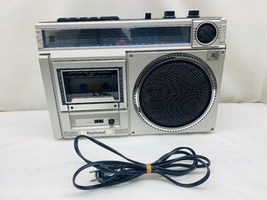 【通電確認】National ナショナル FM/AMステレオカセットレコーダー RX-1540 レトロ アンティーク