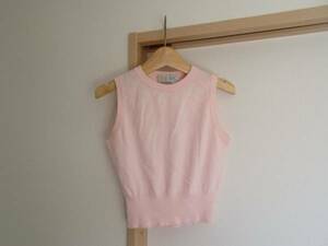 MADE IN ENGLAND JOHN SMEDLEY VEST BABY PINK ピンク