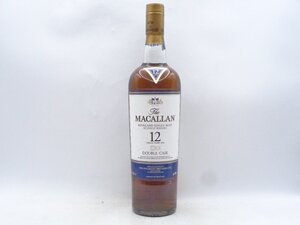 同梱不可 1円～The MACALLAN 12年 マッカラン ダブルカスク シングルモルトハイランドスコッチウイスキー 700ml 40％ V010885