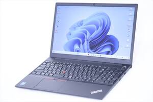 即配 美品 Windows11 Office2019 11世代Corei5 バッテリー良好 Lenovo ThinkPad E15 Gen2 i5-1135G7 8G 256G 15.6FHD