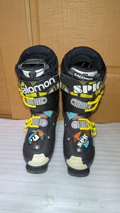 【美品】【即日発送】SALOMON スキー ブーツ サロモン SPK 26.0 26 cm フリー スタイル パウダー パーク オールラウンド ソール長 307 mm 