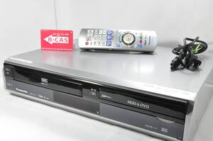 ★人気モデル★パナソニック DMR-XP21V VHS⇔DVD⇔HDD ダビOKビデオデッキ！リモ付 ダビ動作写真有♪