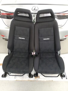 送料無料 HE21S ラパンSS 純正オプション RECARO レカロ フロントセミバケットシート左右 運転席 助手席 北海道&沖縄県&離島OK ローダウン