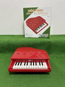 河合楽器製作所 KAWAI ミニピアノP-25 ポピーレッド トイピアノ 中古 保管 ジャンク