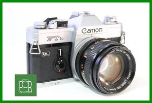 【同梱歓迎】実用■キヤノン Canon FTb QL ボディ+50mm F1.4 S.S.C.■シャッター全速・露出計・絞り完動■KKK321