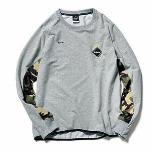 【良品】【レターパックプラス対応】 FCRB f.c real bristol エフシーレアルブリストル SOPHNET ソフ SIDE PANEL CREW NECK TOP スウェット