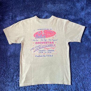 送料370円 フラットヘッド 3本針1本外し 38 半袖Ｔシャツ オリーブ USED ヤレ感 肉厚コットン FLATHEAD F&E