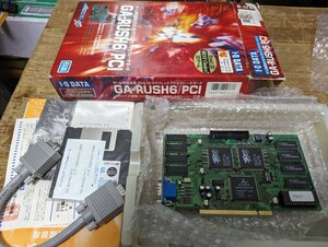 IO DATA　GA-RUSH6/PCI　Voodoo Rush搭載グラフィックアクセラレータボード ※未チェック ジャンク