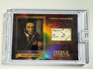 99枚限定 2024 Eternal Cuts Niccolo Paganini ニコロ・パガニーニ 手書部分 レリックカード Relic Card