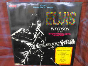 L#4066◆2LP◆ エルヴィス・プレスリー 豪華盤 プレスリー・イン・パースン ELVIS IN PERSON at the INTERNATIONAL HOTEL Las Vegas,Nevada