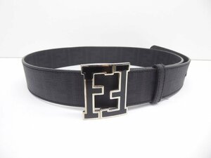 FENDI フェンディ FFバックル ロゴレザーベルト △WP2292