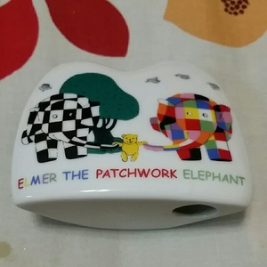 ELMER THE PATCHWORK ELEPHANT ペン立て